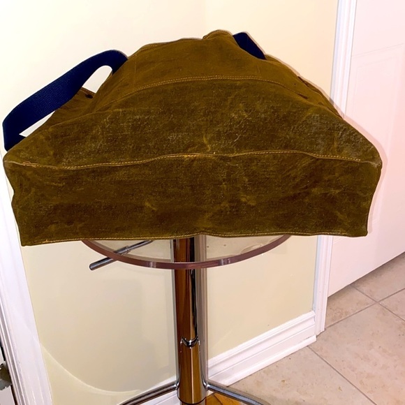 Tilden Reed one of a kind handmade men’s solid denim bag w/straps. NWOT 👖👜 - Picture 6 of 12